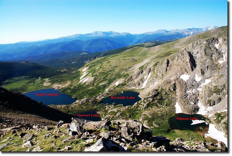 Looking down on lakes that are between James &amp; Bancroft 1