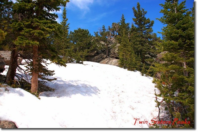 積雪未融的Twin Sisters Peaks 登山步道 1