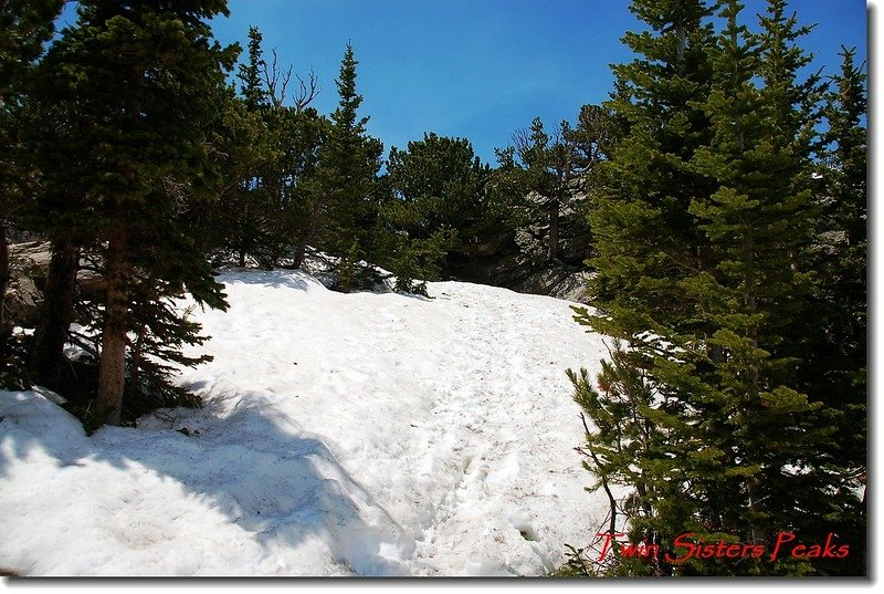 積雪未融的Twin Sisters Peaks 登山步道 2