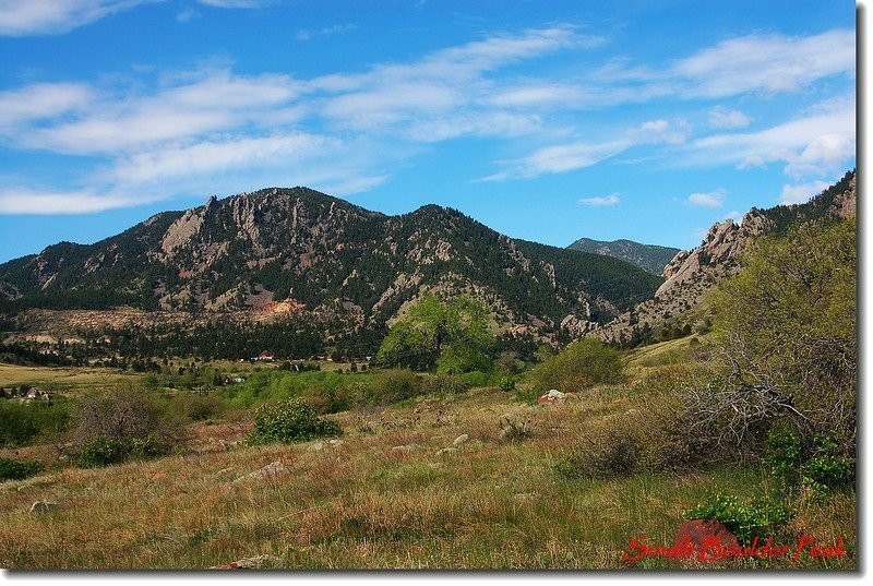 Eldorado Mountain from Towhee trail