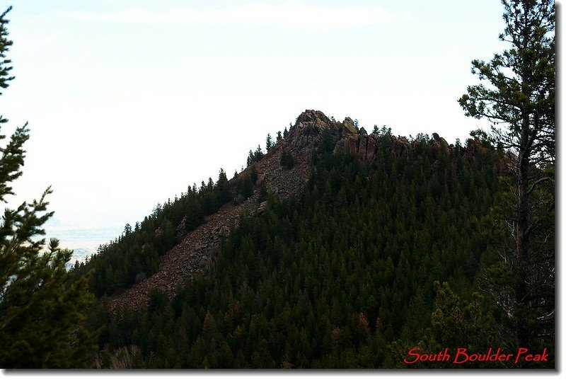 Bear Peak viewed from South Boulder Peak