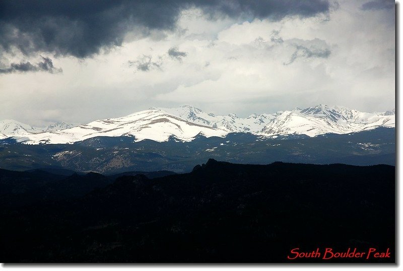 Arapaho Peak from South Boulder Peak&apos;s summit