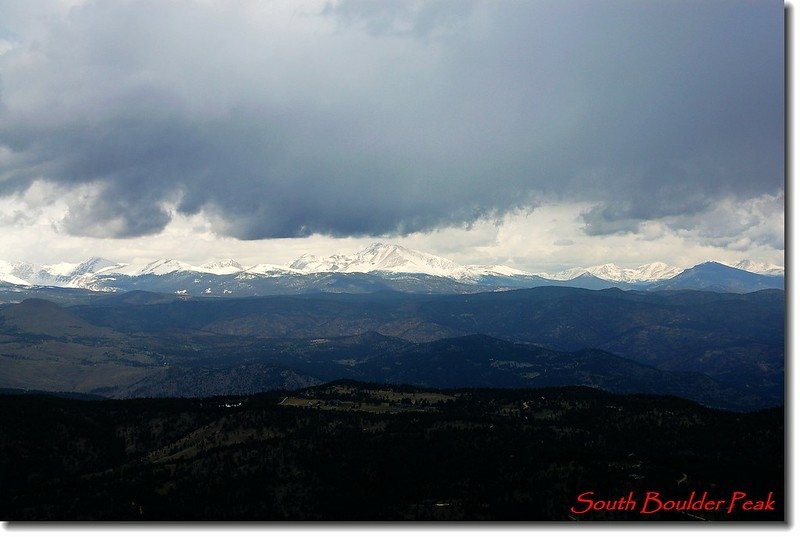 Indian Peaks, RMNP from the summit 1