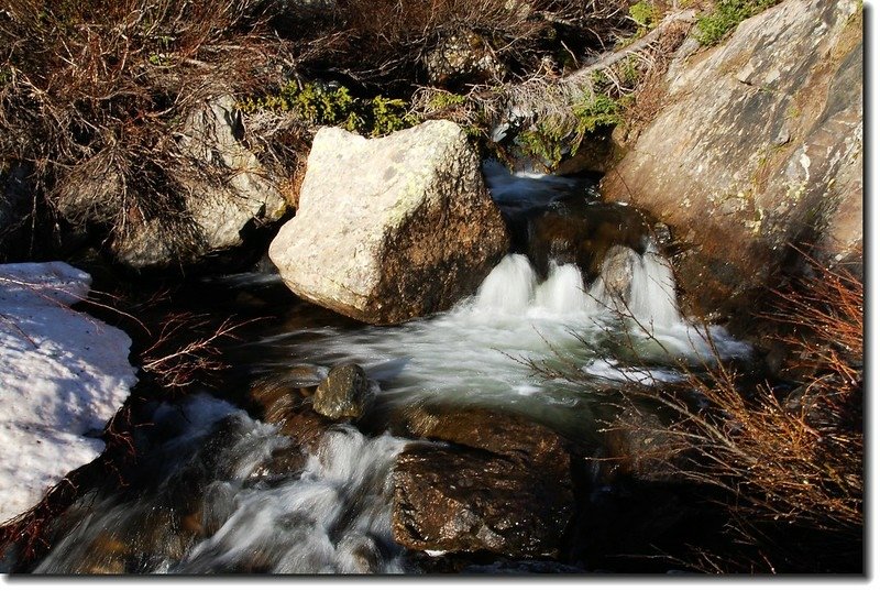 Roaring creek lies down in McCullough Gulch 1