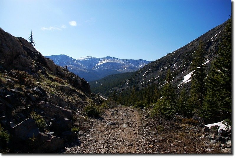 Red Mt. &amp; Hoosier Ridge as seen from McCullough Gulch