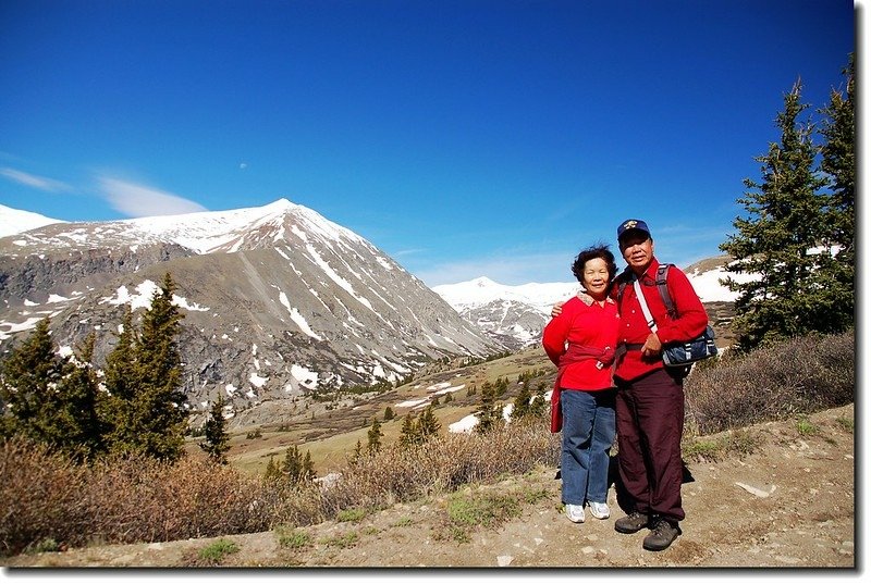 Background is 14ers Mount Lincoln