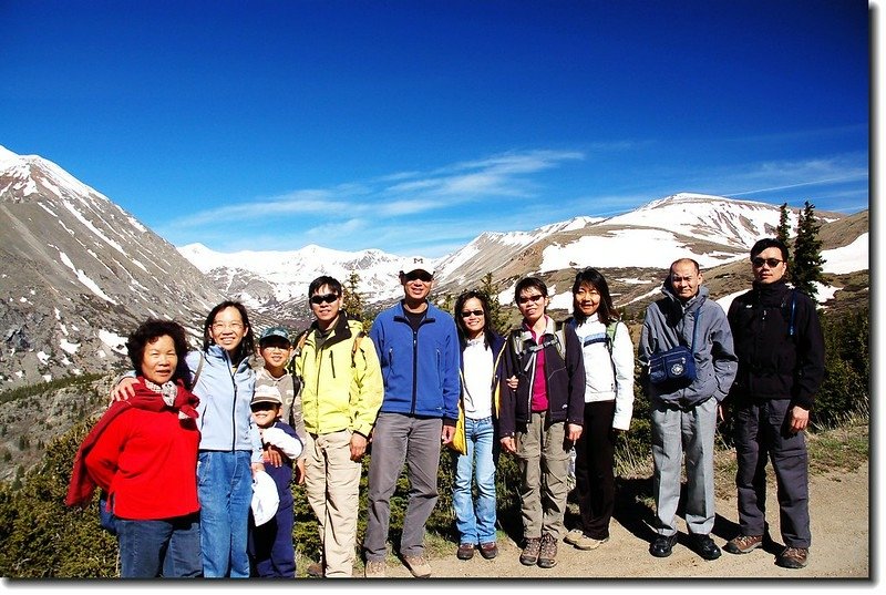 Taken a group picture along the trail