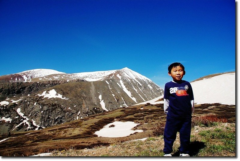 Jacob on the trail