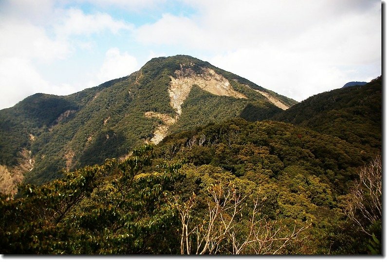 麻留賀稜線回望大母母山