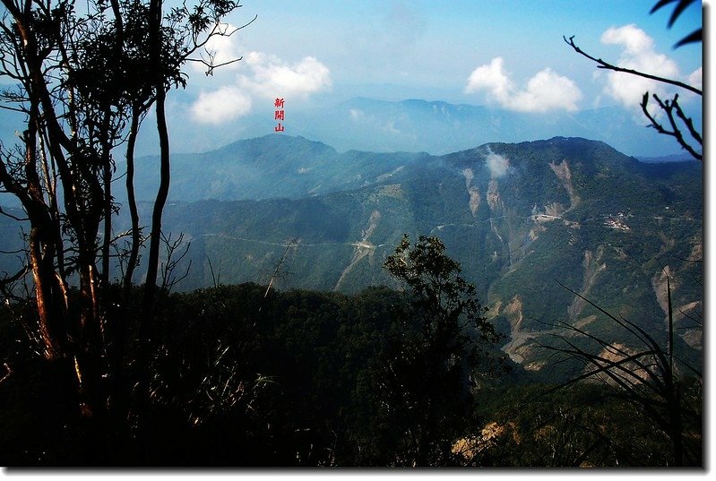 榆油山西眺新開山