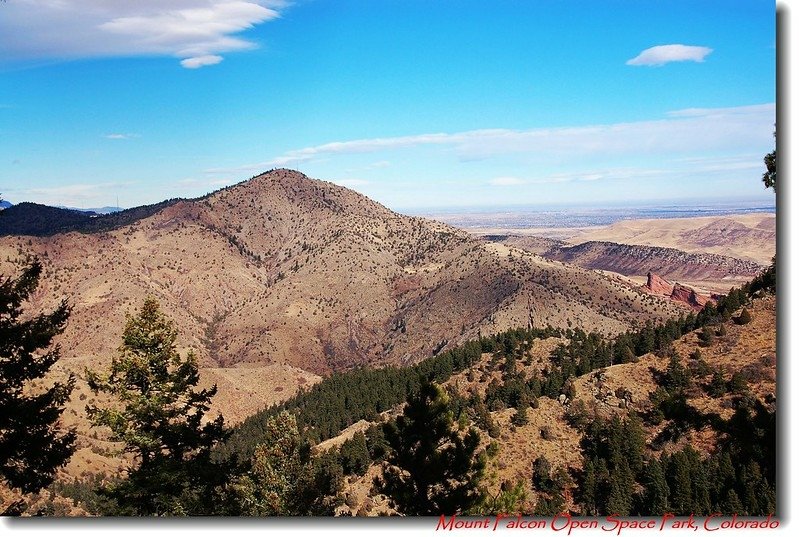 Overlooking Mt. Morrison from Castle trail