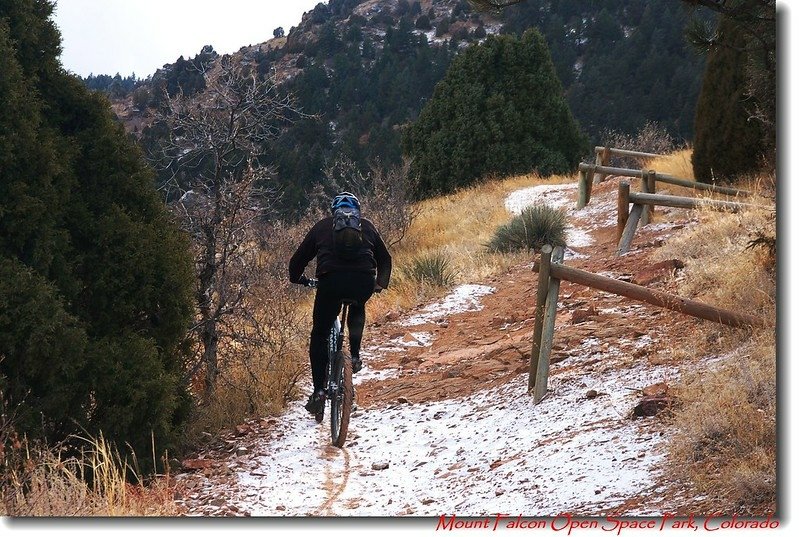 Biker on the trail 1