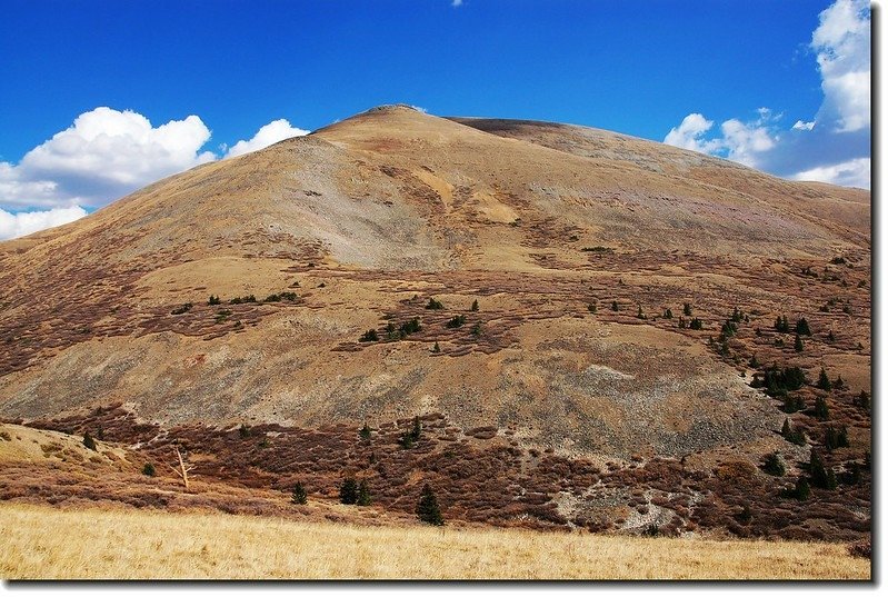 Mount Silverheels from Beaver Ridge view to East