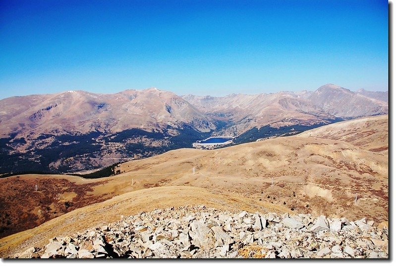 Bross、Lincoln、North Star、Quandary (L to R) From Point 12,984 ft.