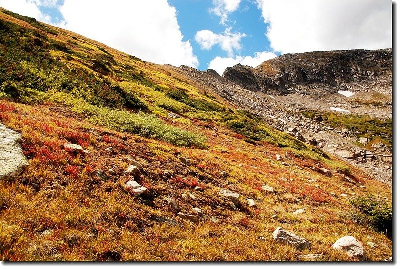 Arapaho Lakes south ridge 1