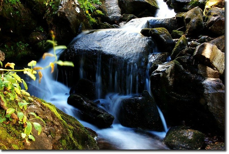 Cascade along the trail 7