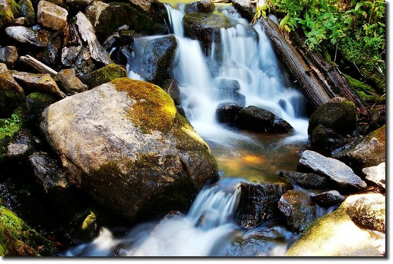 Cascade along the trail 6