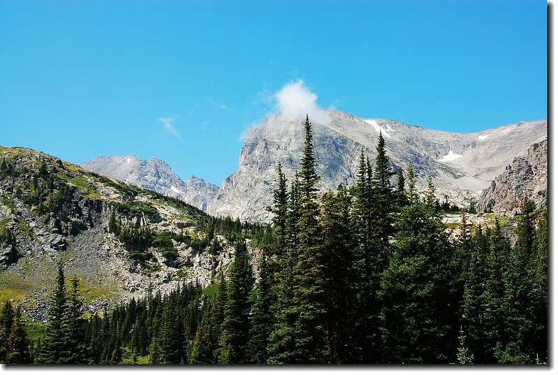 Indian Peaks from Long Lake 2