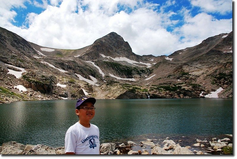 Blue Lake (backgrand is Mount Toll) 3