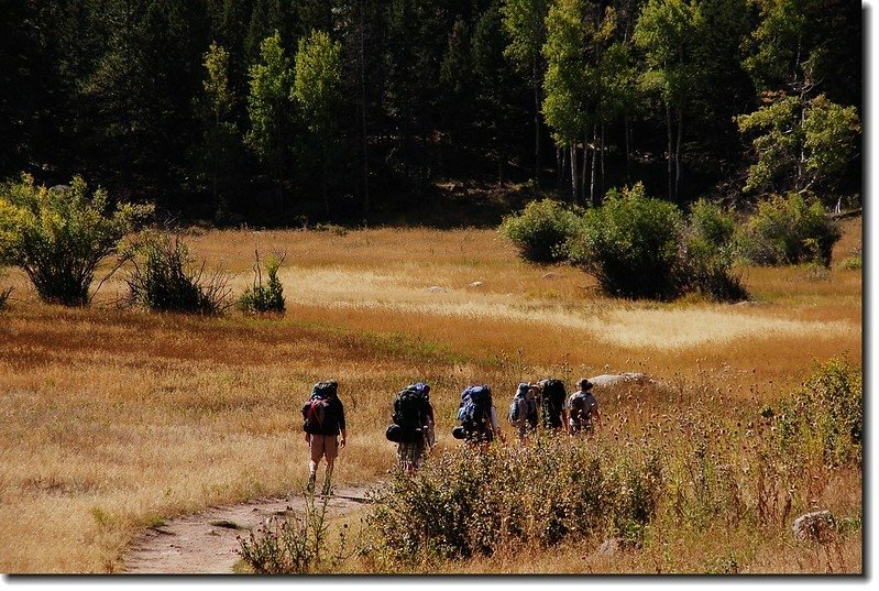 Hikers on the trail 1