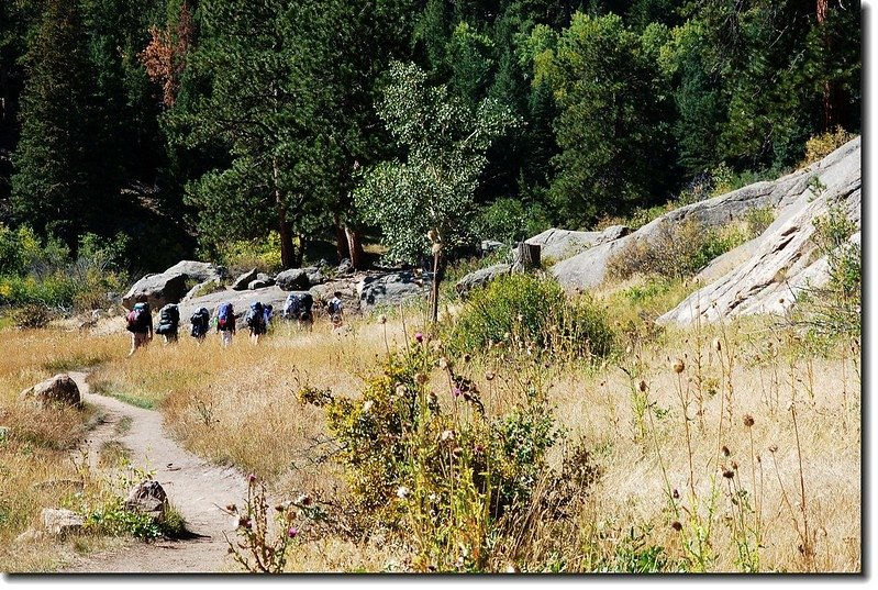 Hikers on the trail 2