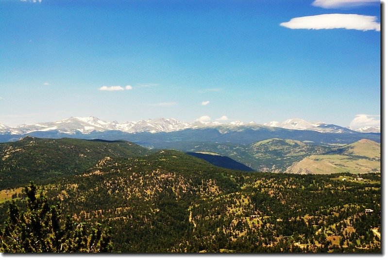 Indian Peaks as seen from Bear Peak 2