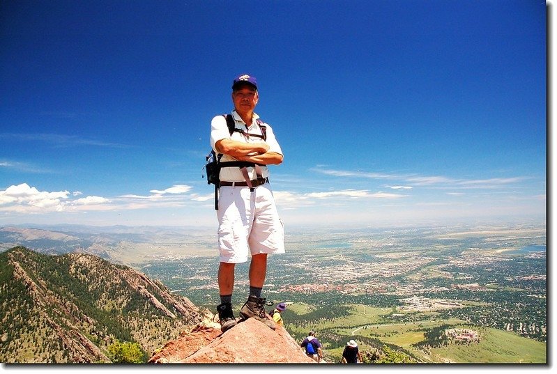 Me on the summit of Bear Peak 2