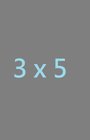 3x5