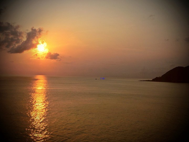 旅行。蘭嶼。夕陽隨拍