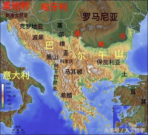 巴爾幹半島歐洲火藥庫/奧斯曼高舉著「勝利之劍」東征西掠，一舉