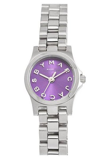 MARC-BY-MARC-JACOBS-Henry-Dinky-Bracelet-Watch-Silver-Purple