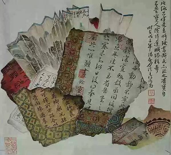 錦灰堆-古人的“垃圾”藝術-「錦灰堆」一詞最早約略推至於元代