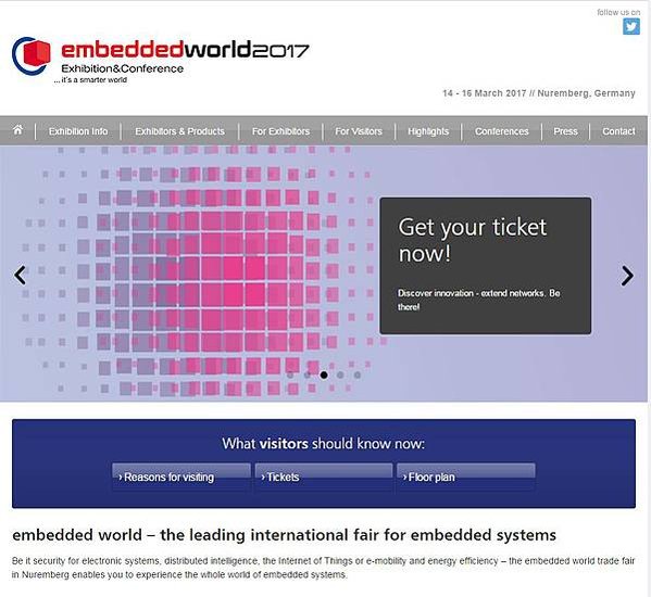 [出差] 國際展會 ◎ 德國紐倫堡Embedded Worl