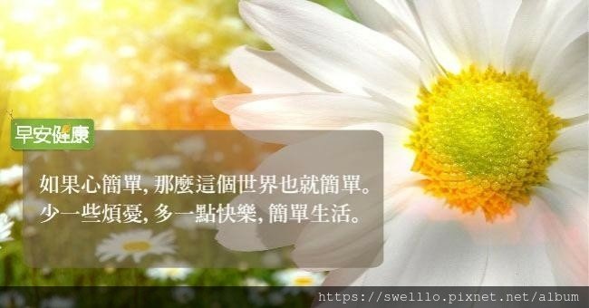 智慧甘露分享● 新的一年，簡單就好