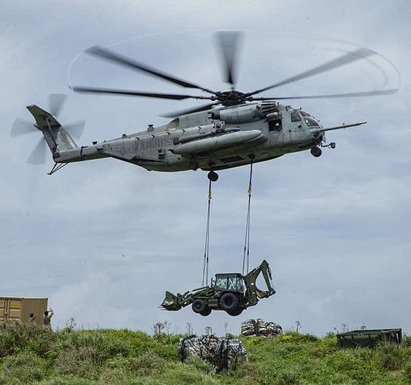 史上最強直升機的CH-53K「種馬王」/V-22魚鷹式傾轉旋