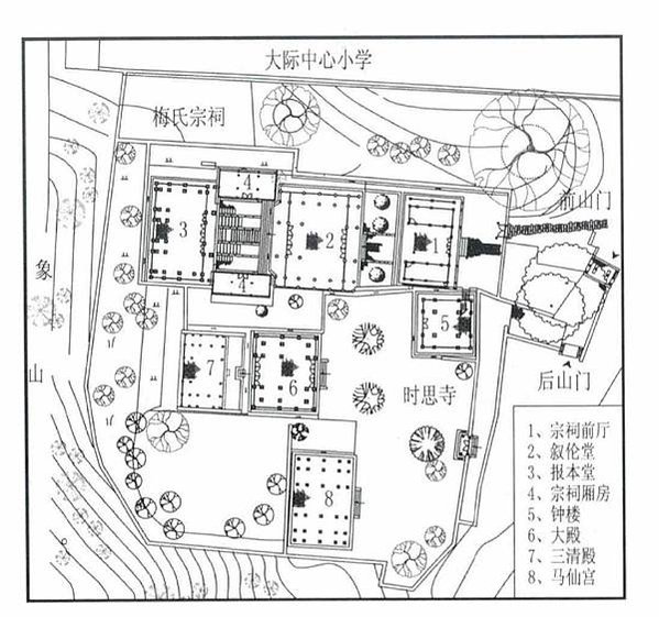 時思寺坐西朝東位於浙江省麗水市元明建築建於（1140年）13