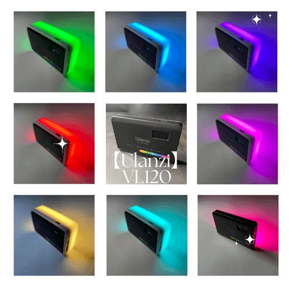 【Ulanzi】 VL120 RGB 