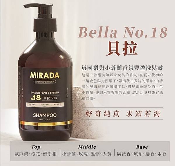 夏普【MIRADA】貝拉 Bella No.18英國梨與小蒼