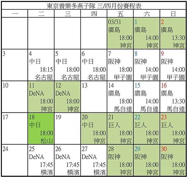 2023年 東京養樂多燕子隊暨神宮球場 票務資訊