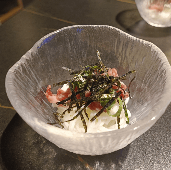 新竹《山上走走》1580元無菜單燒肉值不值？月見紐約客+金箔