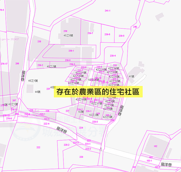 農業區建地數不完: 西屯區案例