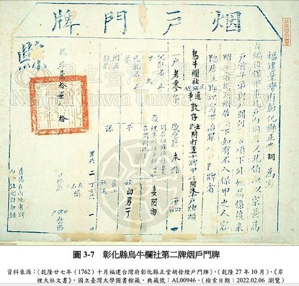 丐首戳記/連庄合約字/戶口門牌/社會治安、行政、調解、地方自