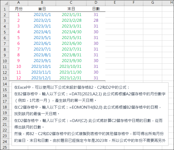 Excel-巧妙利用ChatGPT協助Excel設計公式