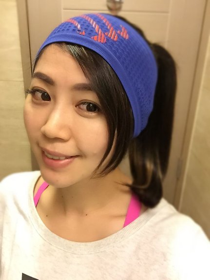 髮帶女王教你跑步求帥之路-寬版髮帶篇