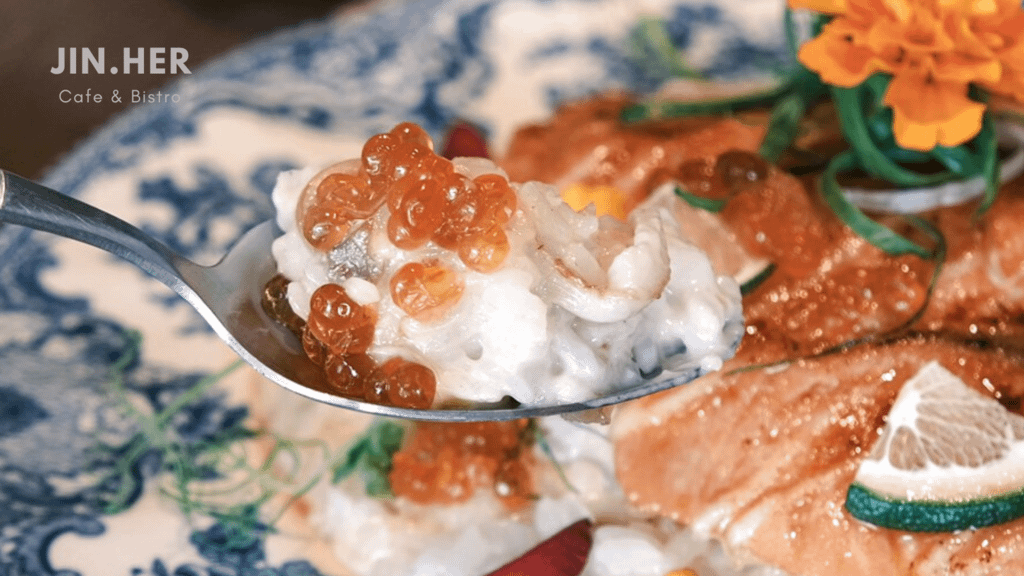 北海道奶油焦糖鮭魚燉飯