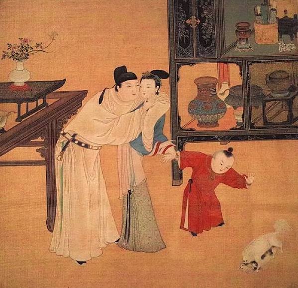 春宮圖/古代行房圖/殷奇《春宮圖冊》/A片/「妻不如妾，妾不