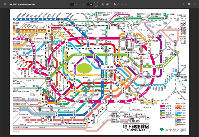 運用東京地鐵路線路圖，透過AI打造你的行程規劃參考資料