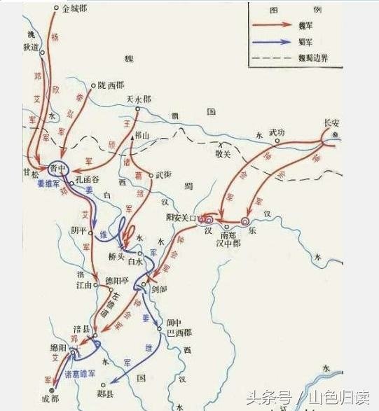 姜維屯漢中-姜維生於天水長於天水，是土生土長的隴西本地人-公