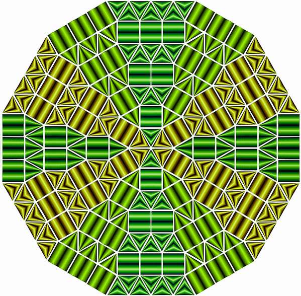 Aperiodic Cell of infinite siz