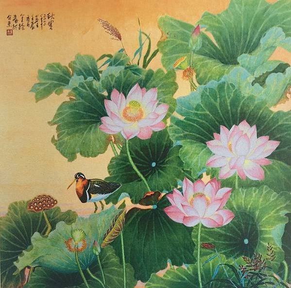 姜金玲膠彩畫展/畫家常玉